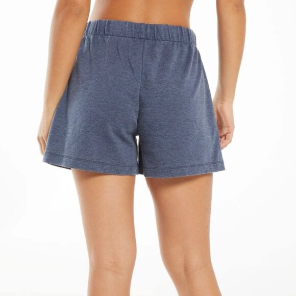 Z Supply - Navy Blue Set - Shorts and Long Sleeve with Chest Pocket - Picture 3 of 5